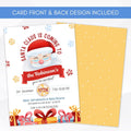 christmas santa themed party invitation